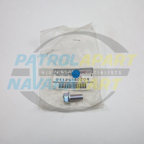 Genuine Nissan EGR Pipe Bolt - Nissan Patrol Y61 GU ZD30