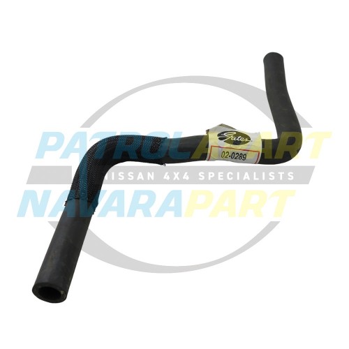 Gates Heater to Engine Heater Hose - Nissan Y60 GQ TB42s Carby