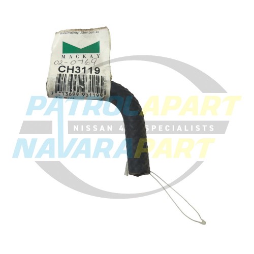 Engine to Pipe 2 Gates Heater Hose - Nissan Y60 GQ Patrol TB42E EFI