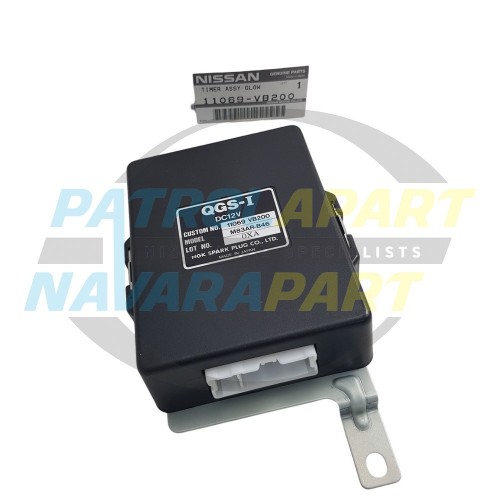 Genuine Nissan Glow Plug Timer Black - Nissan Patrol Y61 GU TD42 & TD42T