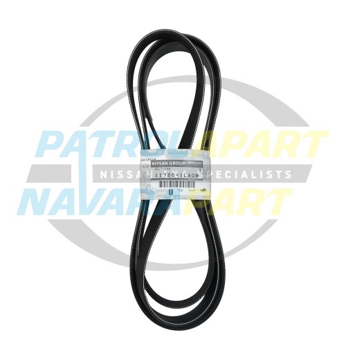 Genuine Nissan Serpentine Fan Belt - Nissan Patrol Y62 VK56