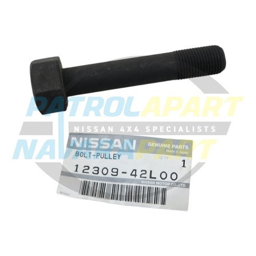 Genuine Nissan Harmonic Balancer Bolt - Nissan Patrol Y60 GQ Y61 GU RD28 RB30