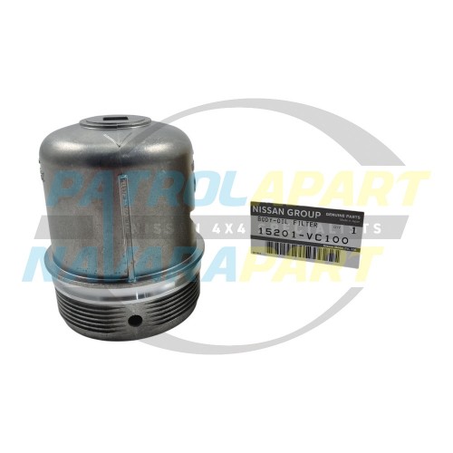 Genuine Nissan Oil Filter Housing with Spigot - Nissan Patrol Y61 GU ZD30