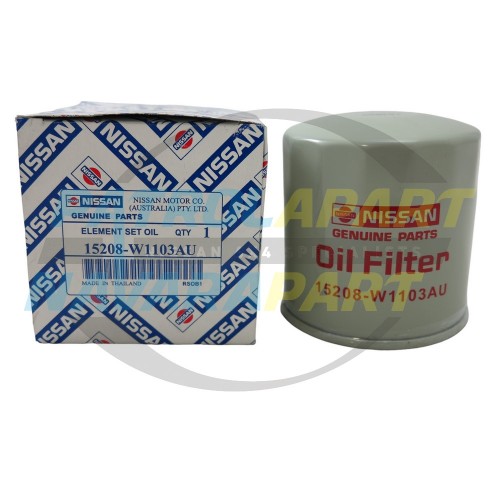 Genuine Nissan Oil Filter - Nissan Y60 GQ Patrol TB42
