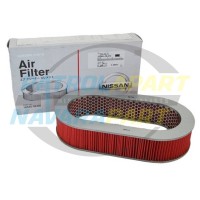 Genuine Nissan Oval Air Filter - Nissan Patrol Y60 GQ TB42 Y61 GU TD42 NA