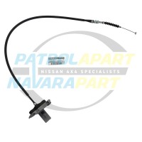 Genuine Nissan Throttle Cable - Nissan Patrol Y60 GQ TD42