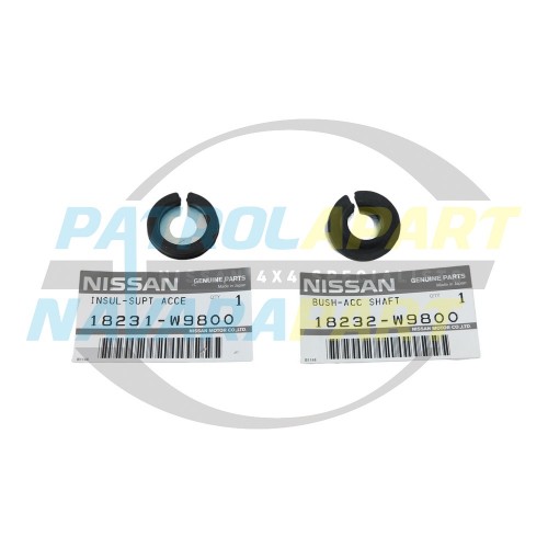 Genuine Nissan Throttle Cable Washer Set - Nissan Patrol Y60 GQ Y61 GU TD42T TD42Ti