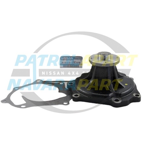 Genuine Nissan Water Pump & Gasket - Nissan Patrol Y60 GQ  Y61 GU TD42 TD42T TD42TI