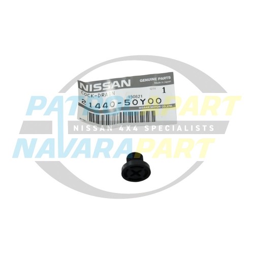 Genuine Nissan Radiator Drain Plug - Nissan Patrol GU Y61