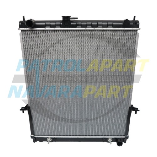 Genuine Nissan Radiator - Nissan Patrol Y61 GU TB48 Auto Transmission