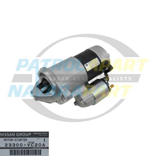 Genuine Nissan Starter Motor Hitachi - Nissan Patrol TB48 TB45