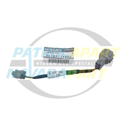 Genuine Nissan Sub Tank Fuel Sender Adaptor Harness - Nissan Patrol Y61 GU Ute