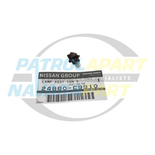 Genuine Nissan Dash Cluster Globe Brown 14V 1.4W - Patrol GU Y61 S3-S4