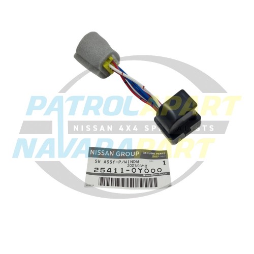 Genuine Nissan Patrol S2 GQ Y60 Late Single Power Window Switch Front Rear