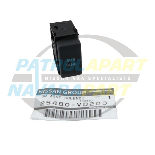 Genuine Nissan Sub Tank Button - Nissan Patrol Y61 GU Ser4 on
