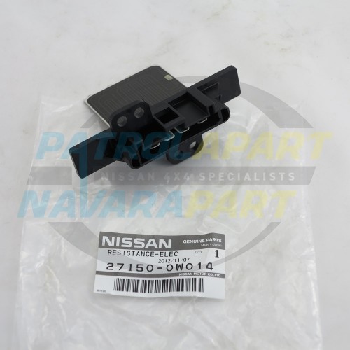 Genuine Nissan Heater Fan Speed Resistor - Patrol GU Y61