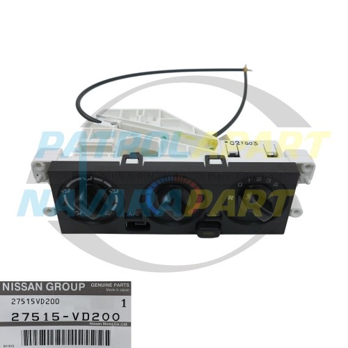 Genuine Nissan Heater Control Unit - Nissan Patrol GU Y61 ST