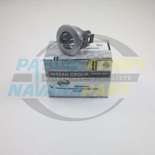 Genuine Nissan Parking Sensor Housing Silver - Nissan Patrol Y62 S4