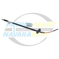 Genuine Nissan Handbrake Cable Top Half - GU Wagon