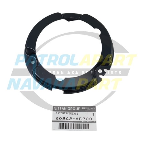 Genuine Nissan Grease Catcher Metal Plate - Nissan Patrol Y61 GU