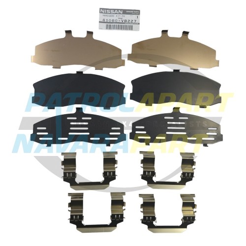Genuine Nissan Front Brake Caliper Shim Kit - Patrol GU Y61