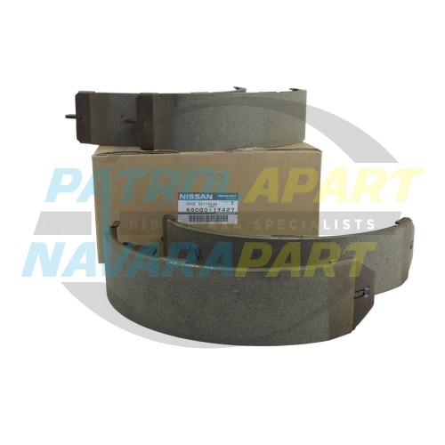 Genuine Nissan Drum Brake Shoes - Patrol GQ GU