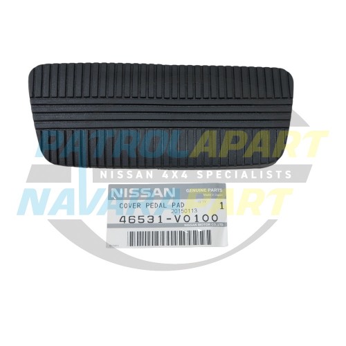 Genuine Nissan Brake Pedal Pad - Nissan Patrol Y60 GQ 1987-1997 AT