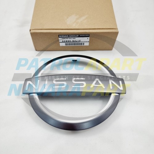 Genuine Nissan Front Grille Emblem Badge - Nissan Patrol Y62 MY22 Update TI Model