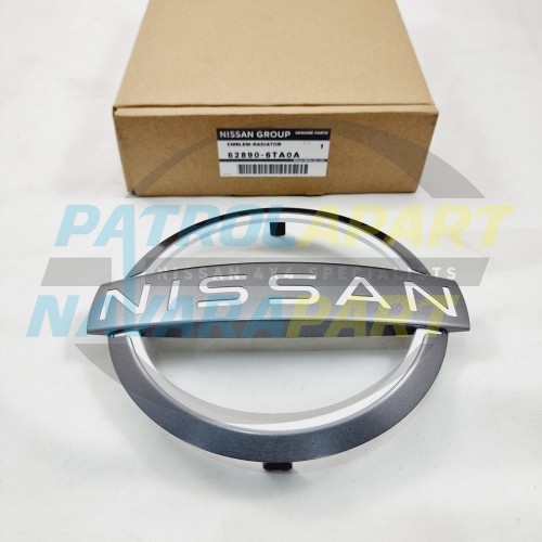 Genuine Nissan Front Grille Emblem Badge - Nissan Patrol Y62 MY22 Update TI-L