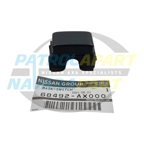 Genuine Nissan Switch Blank - Patrol Y62 Y61 GU4 TD42TI TB48 ZD30