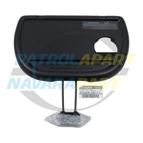 Genuine Nissan Seat Tray Driver or Passenger Side Black - Nissan Patrol GU4 ST-L