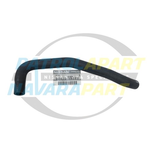 Genuine Nissan Heater Hose Outlet Short - Nissan Patrol Y61 GU TD42