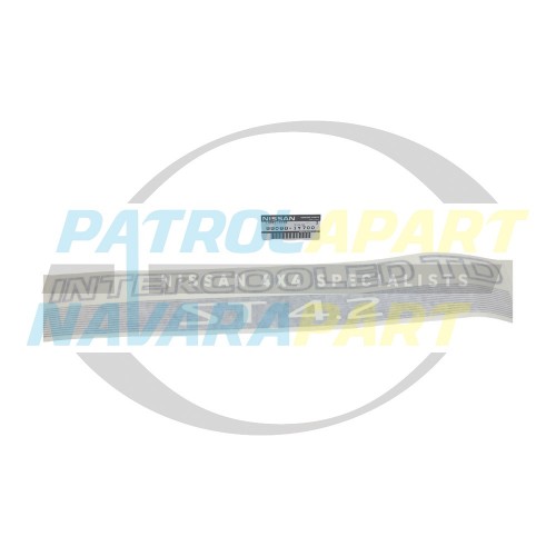Genuine Nissan Front Door Decal Sticker 4.2 Intercooled ST TD42 - Patrol GU