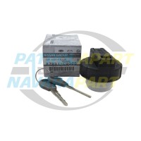 Genuine Nissan Locking Fuel Cap with Key - Nissan Patrol Y61 GU Ute