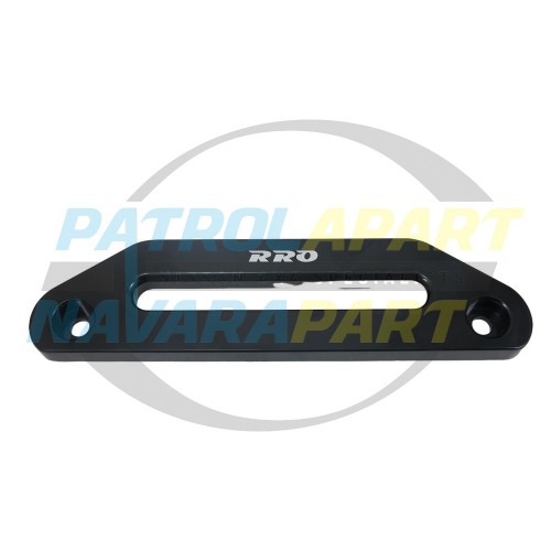 Black Anodised Alloy Offset Hawse Winch Fairlead