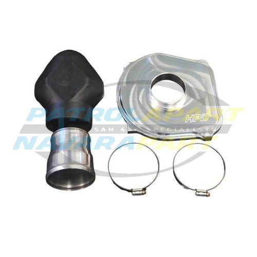 HPD High Flow Air Box Lid Billet Aluminium - Nissan Patrol GU Y61 TD42t TD42Ti