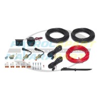 Dual Digital Gauge & Pneumatic Switches Air Bag Pump Up Kit to suit a wide range of vehicles
