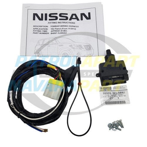 Genuine Nissan Towbar Plug Harness Loom - Nissan Patrol Y62 VK56