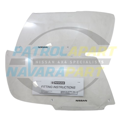Genuine Nissan Headlight Cover Protectors - Nissan Patrol Y61 GU Series 3