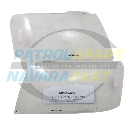 Genuine Nissan Headlight Protectors - Nissan Patrol Y61 GU Series 4-9