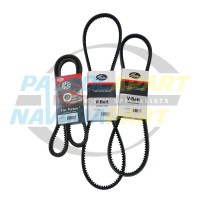 Gates Fan Belt Kit - Nissan Patrol Y60 GQ TD42 (Alt/PS/AC)