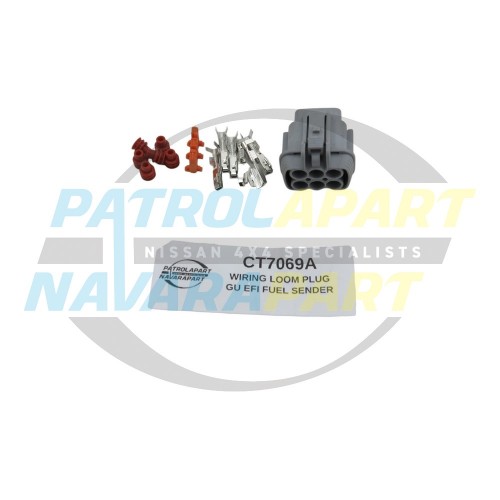 Wiring Loom Plug Fuel Sender 6 Pin - Nissan Patrol GU