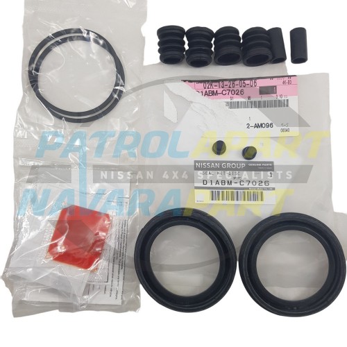 Genuine Nissan Front Brake Caliper Seal Rebuild Kit - Nissan Patrol GQ Y60 Single Piston