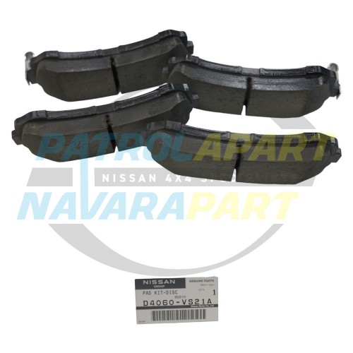 Genuine Nissan Rear Brake Pads - Patrol GU TB48 4.8