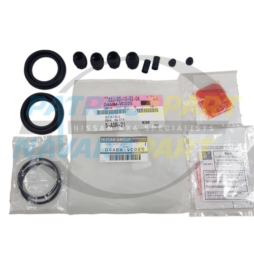 Genuine Nissan Rear Brake Caliper Complete Seal Rebuild Kit - Patrol GU Y61