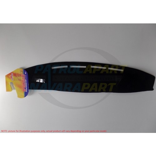 Shevron Coal Dash Mat with Passenger Airbag - for Nissan Patrol Y62 VK56