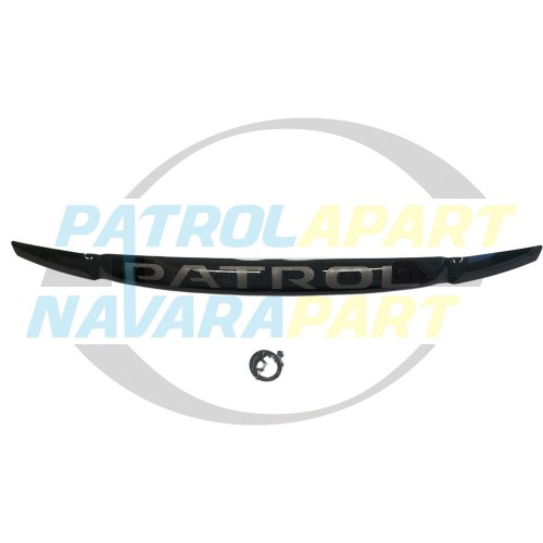 Genuine Nissan Smoked Bonnet Protector - Nissan Patrol Y61 GU S1-3