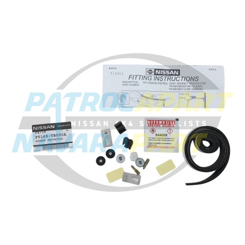 Genuine Nissan Bonnet Protector Fit Kit - Nissan Patrol Y61 GU Series 1-3