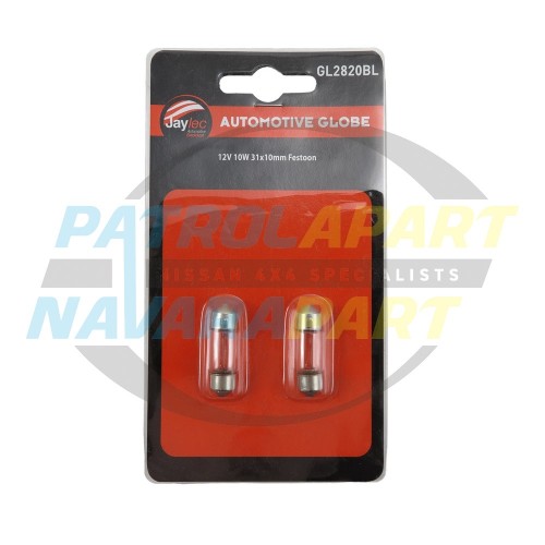 Interior Festoon Light Globe 31mm Twin Pack