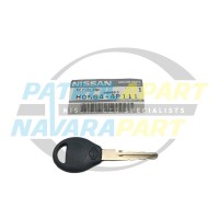 Genuine Nissan Blank Master Key - Nissan Patrol GU